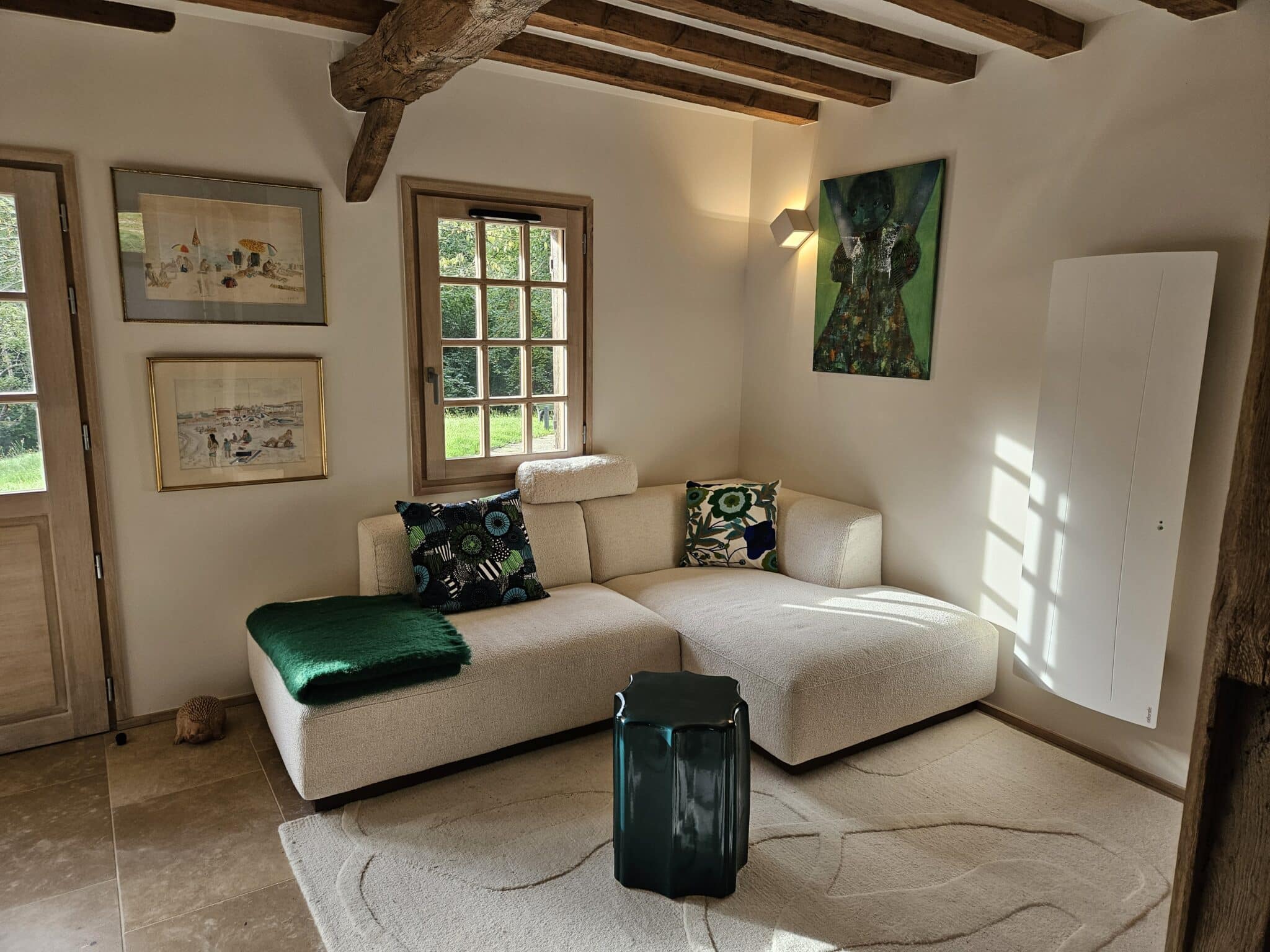 Salon - Scénario de Mme F. - Normandie (27). ©SBA-DESIGN